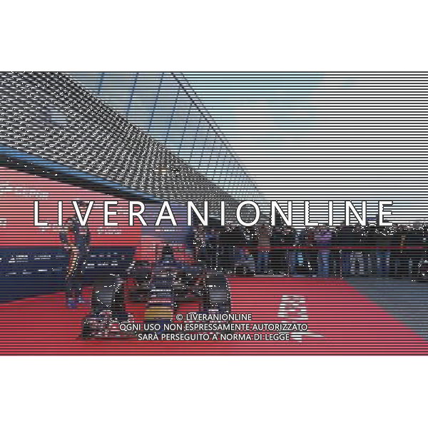 Max Verstappen (NLD) Scuderia Toro Rosso with the new Scuderia Toro Rosso STR10. 31.01.2015. Formula One Testing, Preparation Day, Jerez, Spain. - www., EMail: requests@ - copy of publication required for printed pictures. Every used picture is fee-liable. © Copyright: Moy / /Agenzia Aldo Liverani Sas - ITALY ONLY - EDITORIAL USE ONLY