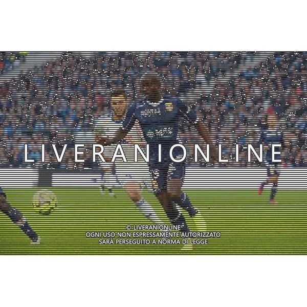 NOUNKEU - 31.01.2015 - Marseille / Evian Thonon - 23eme journee de Ligue 1 - Photo : Gaston Petrelli / Icon Sport /Agenzia Aldo Liverani sas - ITALY ONLY - EDITORIAL USE ONLY