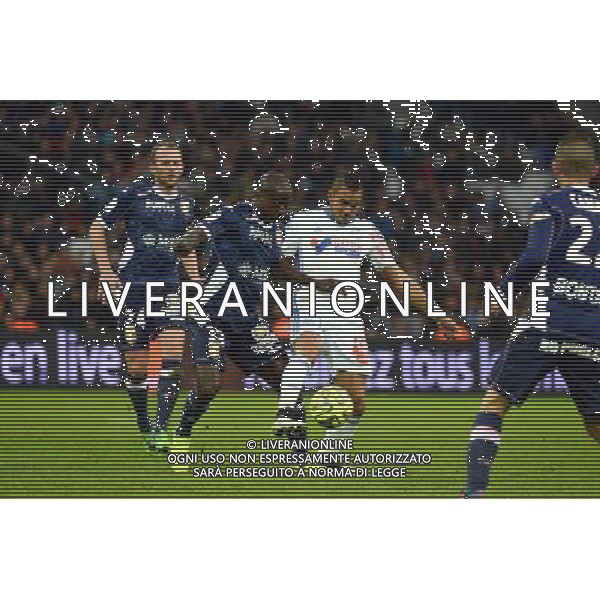 NOUNKEU / Dimitri PAYET - 31.01.2015 - Marseille / Evian Thonon - 23eme journee de Ligue 1 - Photo : Gaston Petrelli / Icon Sport /Agenzia Aldo Liverani sas - ITALY ONLY - EDITORIAL USE ONLY