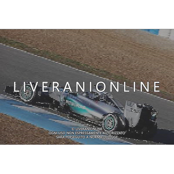 Nico Rosberg (GER) Mercedes AMG F1 W06. 01.02.2015. Formula One Testing, Day One, Jerez, Spain. AG ALDO LIVERANI SAS ONLY ITALY