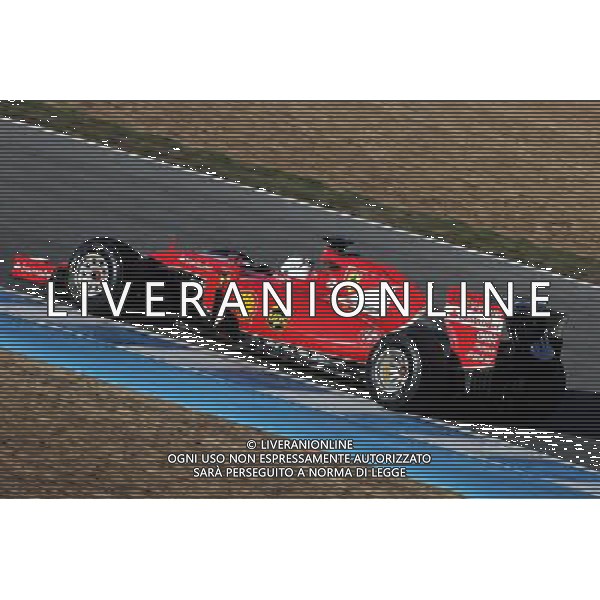 Sebastian Vettel (GER) Ferrari SF15-T. 01.02.2015. Formula One Testing, Day One, Jerez, Spain. AG ALDO LIVERANI SAS ONLY ITALY