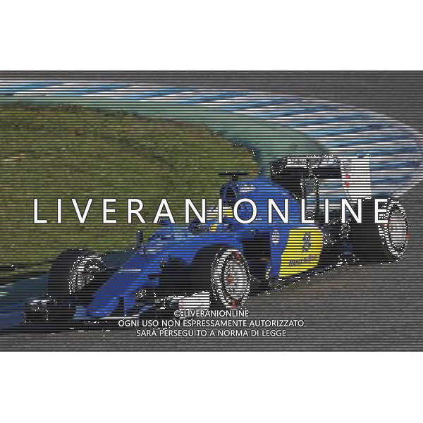 Marcus Ericsson (SWE) Sauber C34. 01.02.2015. Formula One Testing, Day One, Jerez, Spain. AG ALDO LIVERANI SAS ONLY ITALY
