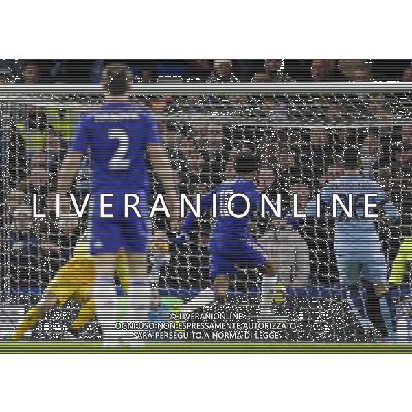 Chelsea\'s Loic Remy scores his sides first goal Photographer Craig Mercer/CameraSport Football - Barclays Premiership - Chelsea v Manchester City - Saturday 31st January 2015 - Stamford Bridge - London Ã‚Â© CameraSport - 43 Linden Ave. Countesthorpe. Leicester. England. LE8 5PG - Tel: +44 (0) 116 277 4147 - admin@camerasport.com - www.camerasport.com ag aldo liverani sas only italy