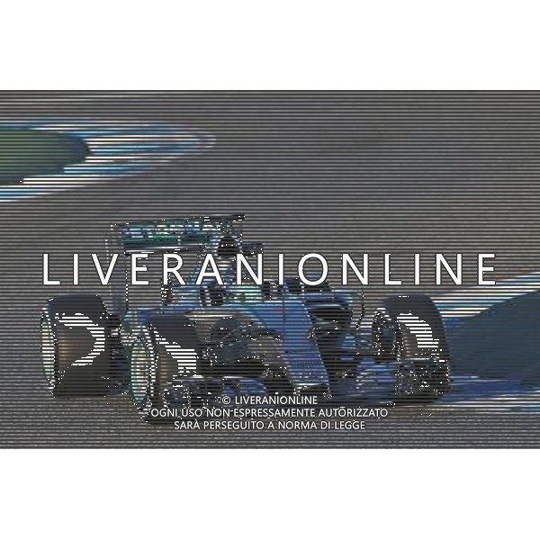 Nico Rosberg (GER) Mercedes AMG F1 W06. 01.02.2015. Formula One Testing, Day One, Jerez, Spain. AG ALDO LIVERANI SAS ONLY ITALY