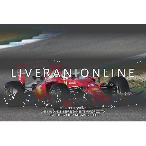 Sebastian Vettel (GER) Ferrari SF15-T. 01.02.2015. Formula One Testing, Day One, Jerez, Spain. AG ALDO LIVERANI SAS ONLY ITALY