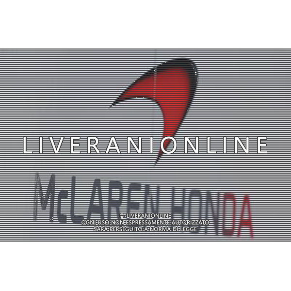 McLaren Honda logo. 01.02.2015. Formula One Testing, Day One, Jerez, Spain. /Agenzia Aldo Liverani Sas - ITALY ONLY - EDITORIAL USE ONLY