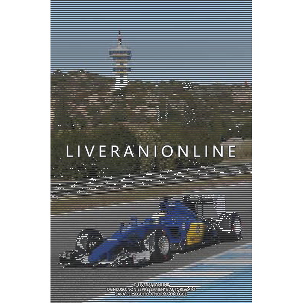 Marcus Ericsson (SWE) Sauber C34. 01.02.2015. Formula One Testing, Day One, Jerez, Spain. AG ALDO LIVERANI SAS ONLY ITALY