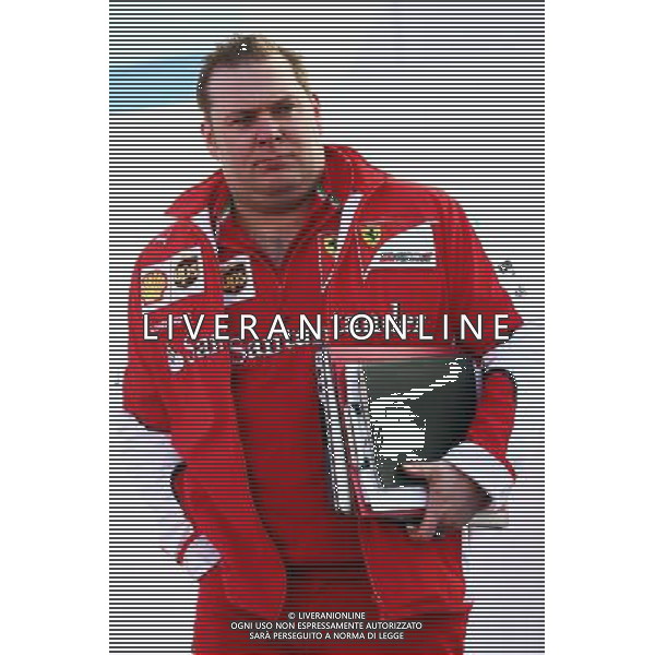 Dave Greenwood (GBR) Ferrari Race Engineer. 01.02.2015. Formula One Testing, Day One, Jerez, Spain. AG ALDO LIVERANI SAS ONLY ITALY