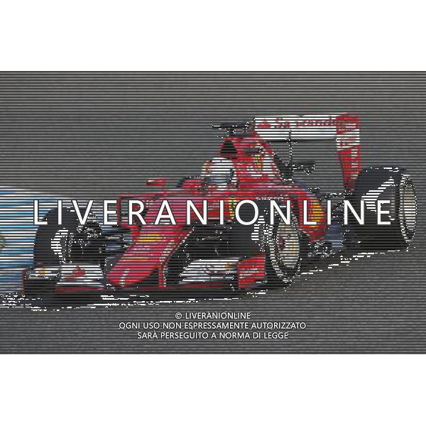 Sebastian Vettel (GER) Ferrari SF15-T. 02.02.2015. Formula One Testing, Day Two, Jerez, Spain. AG ALDO LIVERANI SAS ONLY ITALY
