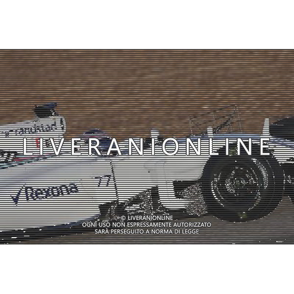 Valtteri Bottas (FIN) Williams FW37 running sensor equipment. 02.02.2015. Formula One Testing, Day Two, Jerez, Spain. AG ALDO LIVERANI SAS ONLY ITALY