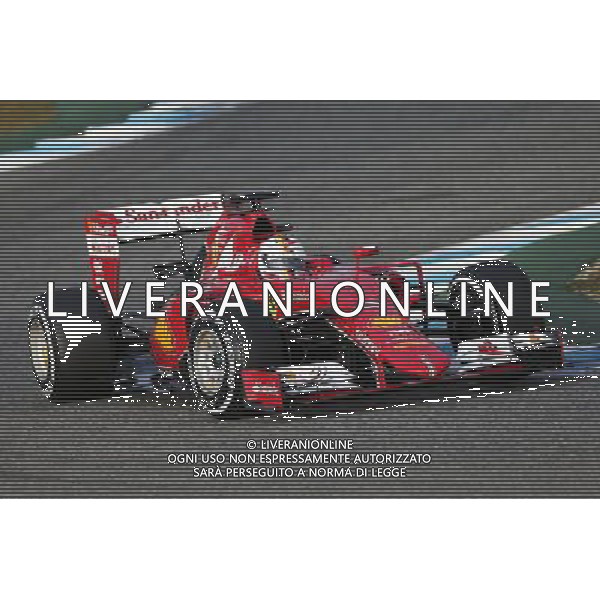 Sebastian Vettel (GER) Ferrari SF15-T. 02.02.2015. Formula One Testing, Day Two, Jerez, Spain. AG ALDO LIVERANI SAS ONLY ITALY