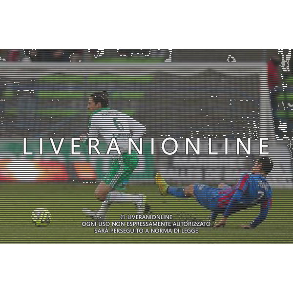 Jeremy CLEMENT / Nicolas SEUBE - 01.02.2015 - Caen / Saint Etienne - 23eme journee de Ligue 1 - Photo : Vincent Michel / Icon Sport AG ALDO LIVERANI SAS ONLY ITALY