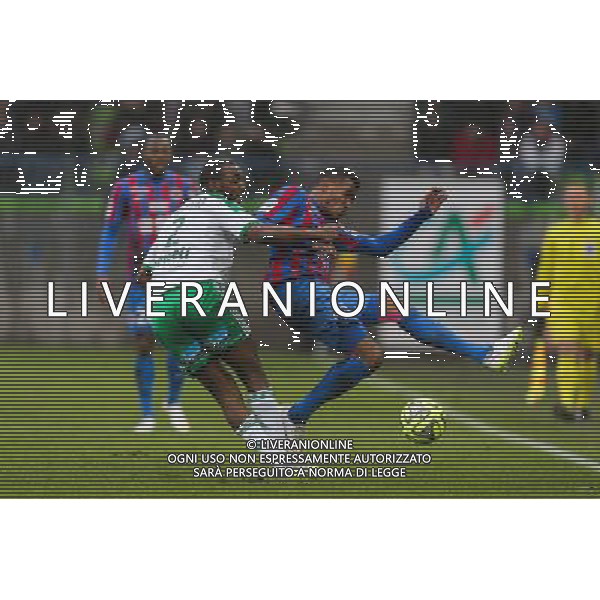 Kevin THEOPHILE CATHERINE / Emmanuel IMOROU - 01.02.2015 - Caen / Saint Etienne - 23eme journee de Ligue 1 - Photo : Vincent Michel / Icon Sport AG ALDO LIVERANI SAS ONLY ITALY