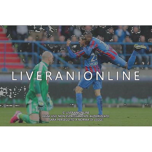 Joie Julien FERET - 01.02.2015 - Caen / Saint Etienne - 23eme journee de Ligue 1 - Photo : Vincent Michel / Icon Sport AG ALDO LIVERANI SAS ONLY ITALY