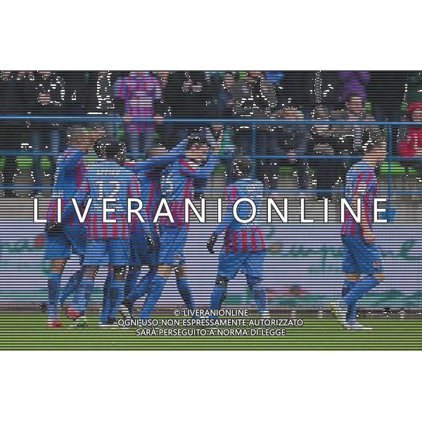Joie Julien FERET - 01.02.2015 - Caen / Saint Etienne - 23eme journee de Ligue 1 - Photo : Vincent Michel / Icon Sport AG ALDO LIVERANI SAS ONLY ITALY