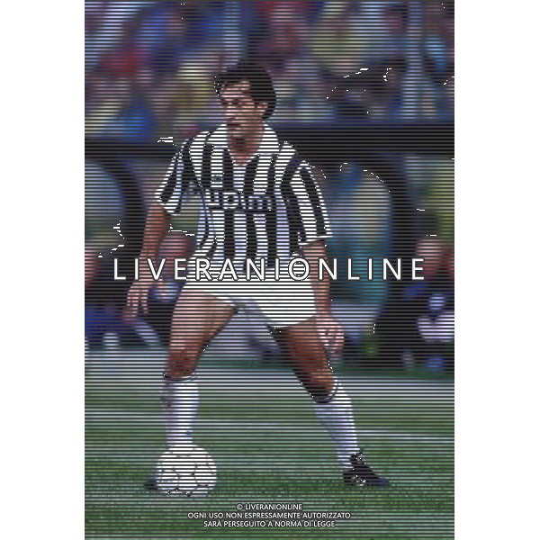 Luigi De Agostini Juventus 1991/92 archivio Giovanni Liverani/AG.Aldo Liverani