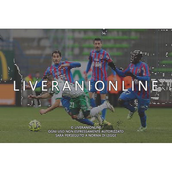 Romain HAMOUMA / Nicolas SEUBE / Ngolo KANTE - 01.02.2015 - Caen / Saint Etienne - 23eme journee de Ligue 1 - Photo : Vincent Michel / Icon Sport AG ALDO LIVERANI SAS ONLY ITALY