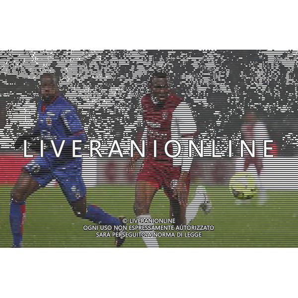 Kwame NSOR - 31.01.2015 - Metz / Nice - 23eme journee de Ligue 1 Photo : Fred Marvaux / Icon Sport