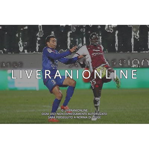 Carlos eduardo DE OLIVEIRA ALVES / Guirane N\'DAW - 31.01.2015 - Metz / Nice - 23eme journee de Ligue 1 Photo : Fred Marvaux / Icon Sport