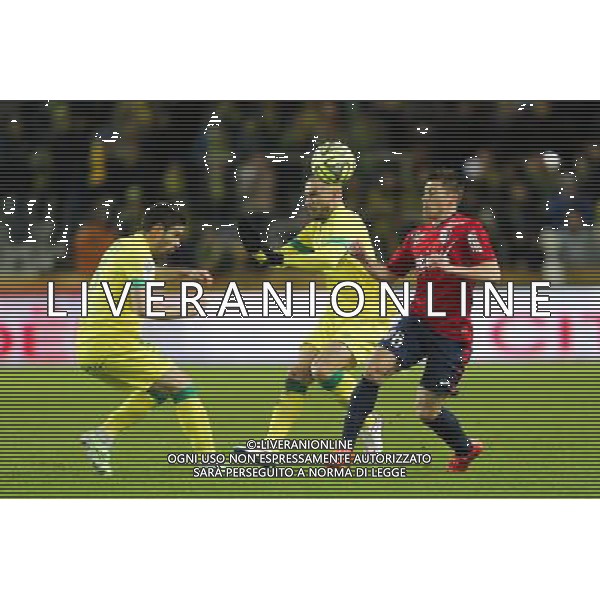 Jonathan DELAPLACE / Vincent BESSAT / Olivier VEIGNEAU - 31.01.2015 - Nantes / Lille - 23eme journee de Ligue 1 - Photo : Vincent Michel / Icon Sport AG ALDO LIVERANI SAS ONLY ITALY