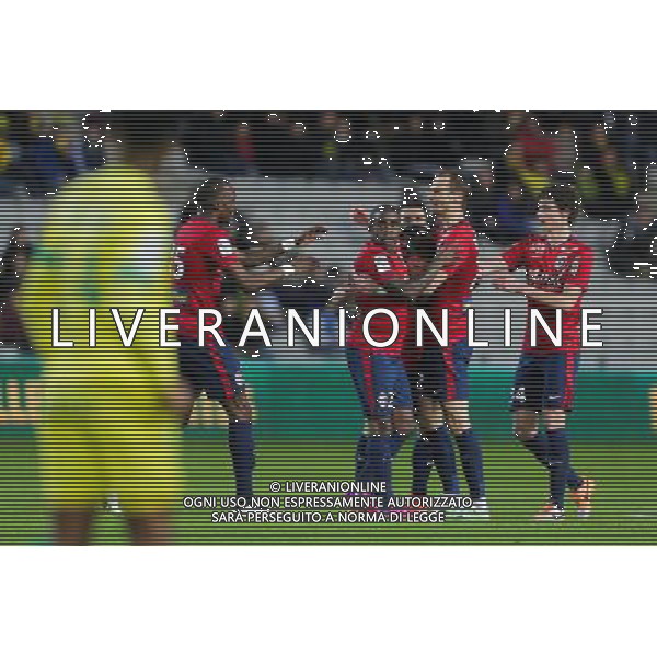 Joie Jonathan DELAPLACE - 31.01.2015 - Nantes / Lille - 23eme journee de Ligue 1 - Photo : Vincent Michel / Icon Sport AG ALDO LIVERANI SAS ONLY ITALY