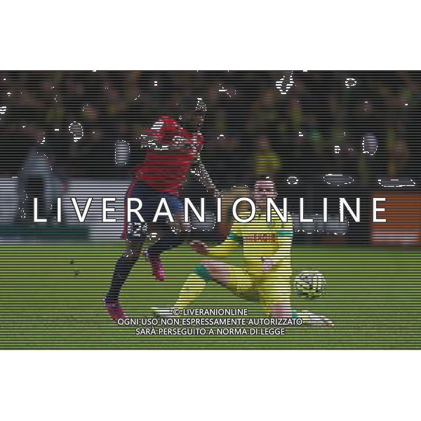 Rio MAVUBA / Jordan VERETOUT - 31.01.2015 - Nantes / Lille - 23eme journee de Ligue 1 - Photo : Vincent Michel / Icon Sport AG ALDO LIVERANI SAS ONLY ITALY