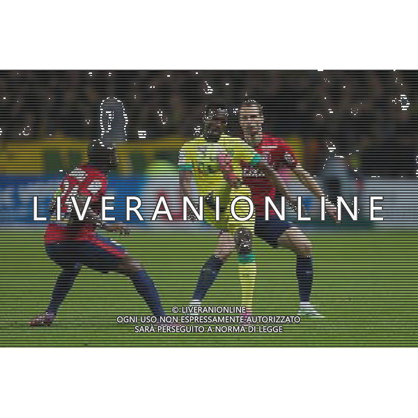 Ismael BANGOURA / David ROZEHNAL / Rio MAVUBA - 31.01.2015 - Nantes / Lille - 23eme journee de Ligue 1 - Photo : Vincent Michel / Icon Sport AG ALDO LIVERANI SAS ONLY ITALY