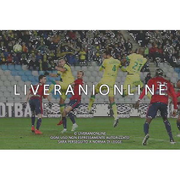 Goal Ozwaldo VIZCARRONDO - 31.01.2015 - Nantes / Lille - 23eme journee de Ligue 1 - Photo : Vincent Michel / Icon Sport AG ALDO LIVERANI SAS ONLY ITALY