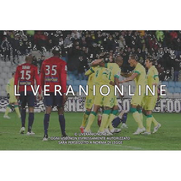 Joie Ozwaldo VIZCARRONDO - 31.01.2015 - Nantes / Lille - 23eme journee de Ligue 1 - Photo : Vincent Michel / Icon Sport AG ALDO LIVERANI SAS ONLY ITALY