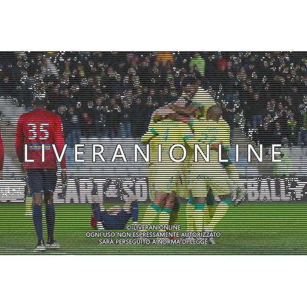 Joie Ozwaldo VIZCARRONDO - 31.01.2015 - Nantes / Lille - 23eme journee de Ligue 1 - Photo : Vincent Michel / Icon Sport AG ALDO LIVERANI SAS ONLY ITALY