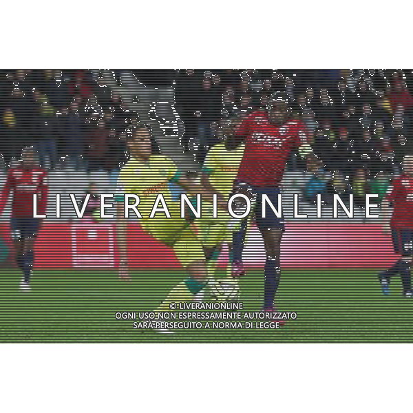 Rio MAVUBA / Yacine BAMMOU - 31.01.2015 - Nantes / Lille - 23eme journee de Ligue 1 - Photo : Vincent Michel / Icon Sport AG ALDO LIVERANI SAS ONLY ITALY