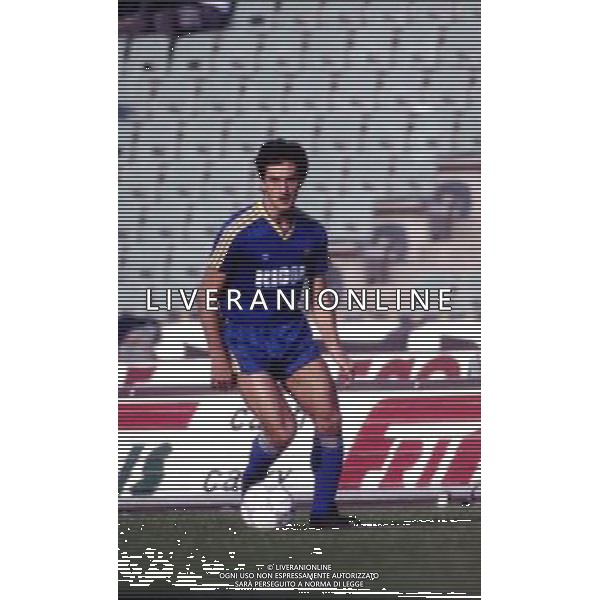 Luigi De Agostini Verona 1986/87 archivio Giovanni Liverani/AG.Aldo Liverani