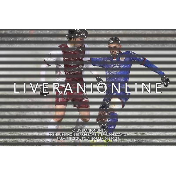 Janis IKAUNIEKS / Valentin EYSSERIC - 31.01.2015 - Metz / Nice - 23eme journee de Ligue 1 Photo : Fred Marvaux / Icon Sport