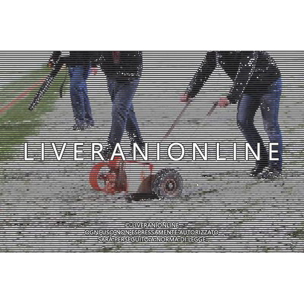 Illustration neige - 31.01.2015 - Metz / Nice - 23eme journee de Ligue 1 Photo : Fred Marvaux / Icon Sport