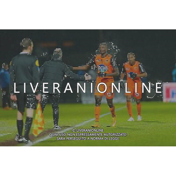 Joie Sehrou GUIRASSY - 30.01.2015 - Laval / Troyes - 22eme journee de Ligue 2 Photo : Vincent Michel / Icon Sport AG ALDO LIVERANI SAS ONLY ITALY
