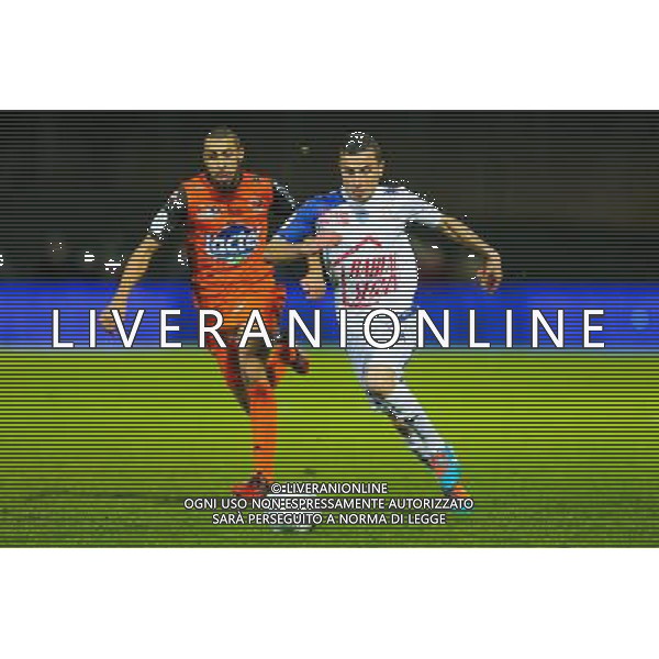 Karim AZAMOUM / Fouad CHAFIK - 30.01.2015 - Laval / Troyes - 22eme journee de Ligue 2 Photo : Vincent Michel / Icon Sport AG ALDO LIVERANI SAS ONLY ITALY