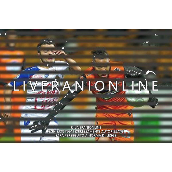 Pierre Yves POLOMAT / Corentin JEAN - 30.01.2015 - Laval / Troyes - 22eme journee de Ligue 2 Photo : Vincent Michel / Icon Sport AG ALDO LIVERANI SAS ONLY ITALY