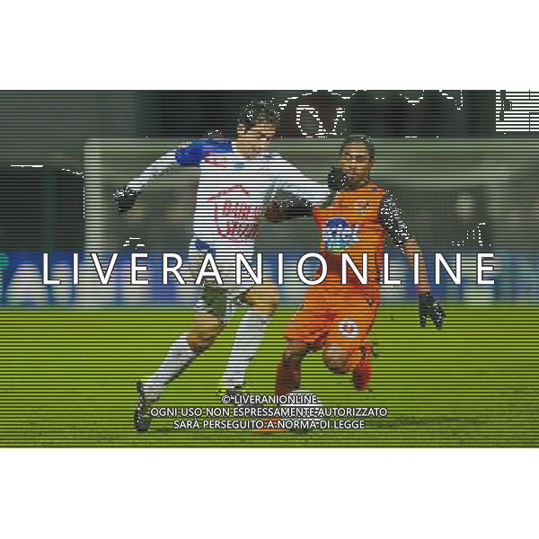 Thomas AYASSE / Wesley SAID - 30.01.2015 - Laval / Troyes - 22eme journee de Ligue 2 Photo : Vincent Michel / Icon Sport AG ALDO LIVERANI SAS ONLY ITALY