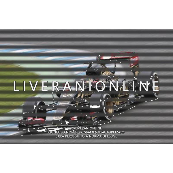 Pastor Maldonado (VEN) Lotus F1 E23. 03.02.2015. Formula One Testing, Day Three, Jerez, Spain. AG ALDO LIVERANI SAS ONLY ITALY