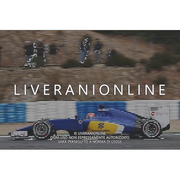 Felipe Nasr (BRA) Sauber C34. 03.02.2015. Formula One Testing, Day Three, Jerez, Spain. AG ALDO LIVERANI SAS ONLY ITALY