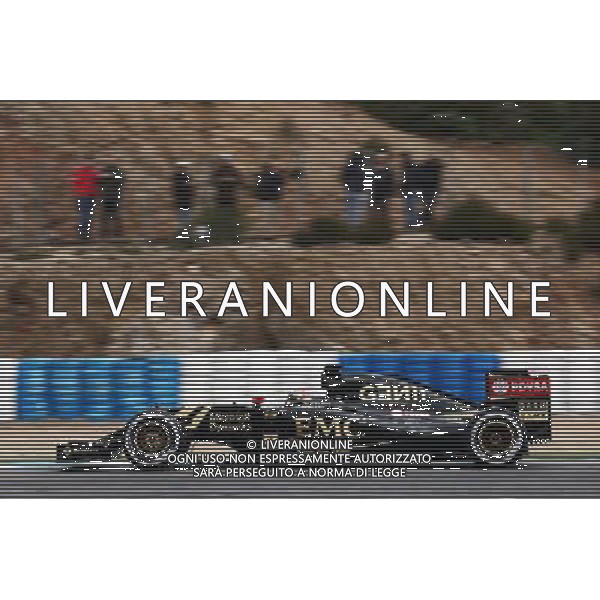 Pastor Maldonado (VEN) Lotus F1 E23. 03.02.2015. Formula One Testing, Day Three, Jerez, Spain. AG ALDO LIVERANI SAS ONLY ITALY