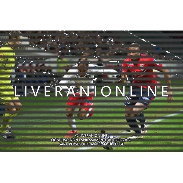 LUCAS / Djibril SIDIBE - 03.02.2015 - Lille / Paris Saint Germain - 1/2Finale Coupe de la Ligue Photo : Dave Winter / Icon Sport /Agenzia Aldo Liverani sas - ITALY ONLY - EDITORIAL USE ONLY