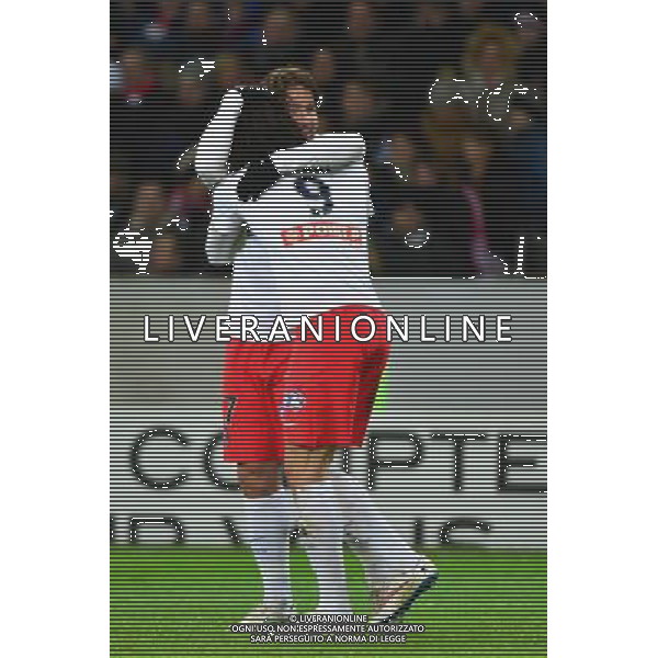 Joie Sherrer MAXWELL / Edinson CAVANI - 03.02.2015 - Lille / Paris Saint Germain - 1/2Finale Coupe de la Ligue Photo : Dave Winter / Icon Sport /Agenzia Aldo Liverani sas - ITALY ONLY - EDITORIAL USE ONLY