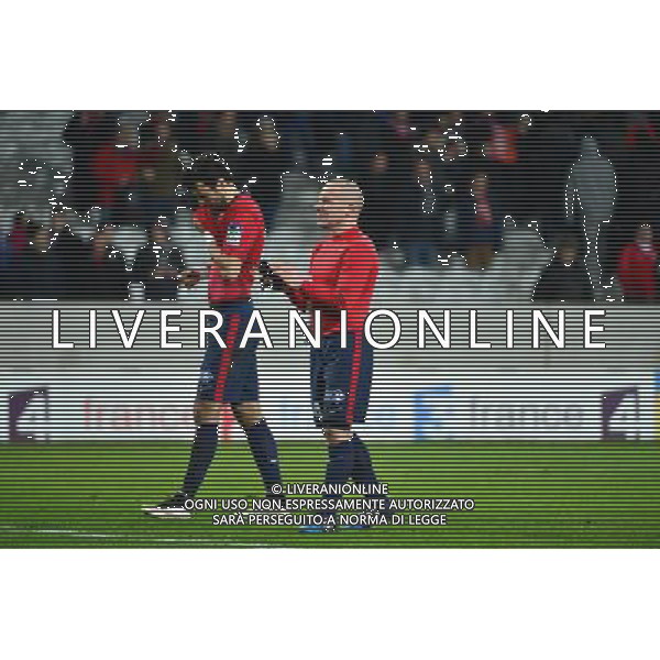 Deception Florent BALMONT / Marko BASA - 03.02.2015 - Lille / Paris Saint Germain - 1/2Finale Coupe de la Ligue Photo : Dave Winter / Icon Sport /Agenzia Aldo Liverani sas - ITALY ONLY - EDITORIAL USE ONLY