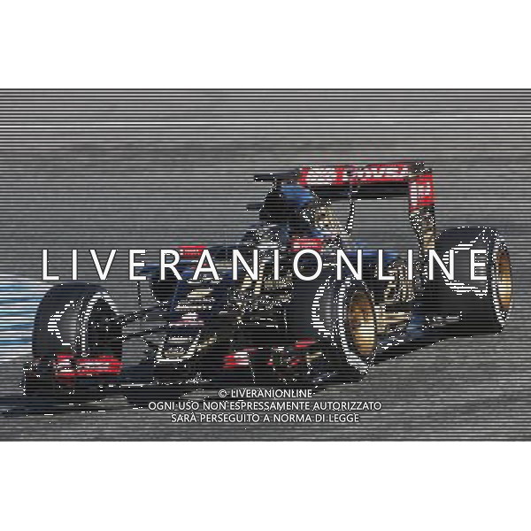 Romain Grosjean (FRA) Lotus F1 E23. 04.02.2015. Formula One Testing, Day Four, Jerez, Spain. AG ALDO LIVERANI SAS ONLY ITALY