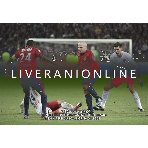 Florent BALMONT / Marco VERRATTI - 03.02.2015 - Lille / Paris Saint Germain - 1/2Finale Coupe de la Ligue Photo : Dave Winter / Icon Sport /AGENZIA ALDO LIVERANI SAS - ITALY ONLY - EDITORIAL USE ONLY