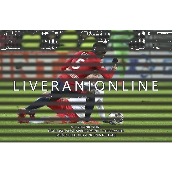 Marco VERRATTI / Idrissa GUEYE - 03.02.2015 - Lille / Paris Saint Germain - 1/2Finale Coupe de la Ligue Photo : Dave Winter / Icon Sport /AGENZIA ALDO LIVERANI SAS - ITALY ONLY - EDITORIAL USE ONLY