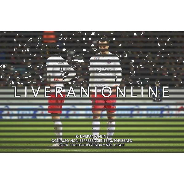 Zlatan IBRAHIMOVIC / Edinson CAVANI - 03.02.2015 - Lille / Paris Saint Germain - 1/2Finale Coupe de la Ligue Photo : Dave Winter / Icon Sport /AGENZIA ALDO LIVERANI SAS - ITALY ONLY - EDITORIAL USE ONLY