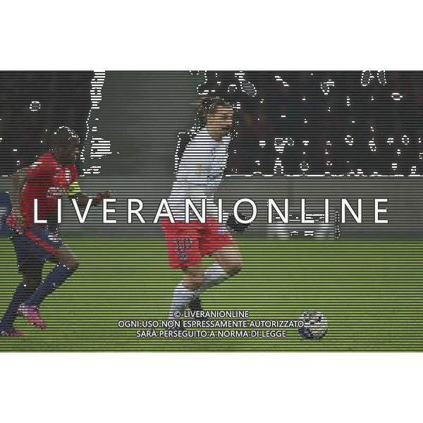 Zlatan IBRAHIMOVIC / Rio MAVUBA - 03.02.2015 - Lille / Paris Saint Germain - 1/2Finale Coupe de la Ligue Photo : Dave Winter / Icon Sport /AGENZIA ALDO LIVERANI SAS - ITALY ONLY - EDITORIAL USE ONLY
