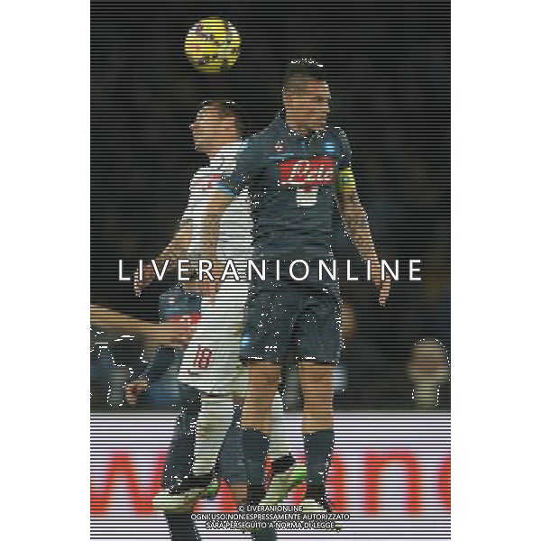 Coppa Italia TIM Cup 2014/2015 Quarti di Finale Napoli - 04.02.2015 Napoli-Inter Nella Foto:Hamsik Medel /Ph.Mosca-Ag. Aldo Liverani